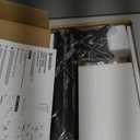 Single LCD Computer Monitor Free-Standing Desk Stand Mount Riser for 13 inch to 32 inch screen with Swivel, Height Adjustable, Rotation, Vesa Base Stand Holds One (1) Screen up to 77Lbs(HT05B-001)) (Black)