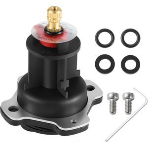 GP77759 Mixer Cap, Compatible with Kohler K-GP77759, Shower Valve Cartridge Replacement, for Rite-Temp Shower Valves and Pressure Balance 1/2"" Shower Valve, Black