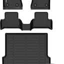 Wailtnb-All Weather Floor Mats for BMW i4 2022-2025 Liners for 2022 2023 2024 2025 eDrive35 | eDrive40 | xDrive40 | M50 Custom Fit BMW i4 2022-2025 Waterproof Durable Easy to Clean Accessories
