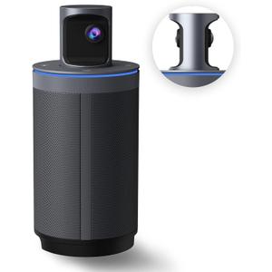 NexiGo Meeting 360 (Gen 2), 8K Captured AI-Powered Framing & Speaker Tracking, Plug & Play, 1080p HD 360-Degree Smart Video Conference Camera, 8 Noise-Cancelling Microphones