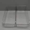 BINO | Plastic Storage Bins, Small | THE CURVE COLLECTION | Multi-Use Organizer Bins | Storage Containers Kitchen, Pantry and Home Organization | Fridge Organizers | Pantry Organization