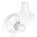 2pcs 27mm Soft Rim Flanges with 106 Degree Wider Opening Angle for Medela Breast Pump, PersonalFit, Freestyle, Maxflow, Freestyle Flex Swing Maxi Connector