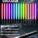 2 in 1 Dueling Lightsaber, Heavy Light Sabers with RGB 20 Colors, USB Rechargeable with FX Sound and Motion Sensors, Light Saber Sword Toy for Adults Christmas Halloween Cosplay91cm/36inch), Medium