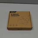 10Ft Extension Cord with Multiple Outlets, Flat Plug Power Strip Surge Protector with 10 Ft Long Cord, 8 Outlet 4 USB Ports (2 USB C), Multi Outlet Wall Plug for Office, College, Dorm Room Essentials