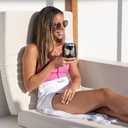 KAIRA Floral Butterfly 12oz Tumbler with Lid, Inspirational Coffee Mug for Women, Stainless Steel Insulated Cup, Gift for Mom Sister Friend