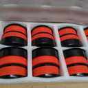 Silicone Body Mount Bushings Bolt Kit Compatible with Ford F250 F350 2008-2016 Crew Cab 2WD 4WD Durable Cab Bushings Reduce Noise,Improve Ride Comfort(Red)