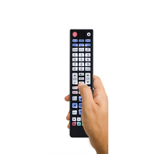 One Touch Instant Pairing Replacement Remote Pre-Programmed for Samsung, Sony, LG, Vizio, Roku TV 2 Device 80830, Black 