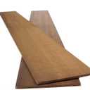 E-102 Thermally-Modified Barn Wood Wall Planks, Nail-in, 5" W x 48" L, 10 sq. ft., Holey, Pack of 6