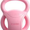 RUNWE 3 Handle Kettlebells Weight - Weight for Women Options 5, 10, 15 and 20 LB for Russian Twists AB Exercise, Weightlifting and Core Fitness Exercise Home Gym [Single in Sold]