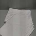 sancua 2 Pack White Tablecloth 60 x 102 Inch, Rectangle 6 Feet Table Cloth - Stain and Wrinkle Resistant Washable Polyester Table Cover for Dining Tables, Buffet Parties and Camping