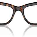 Swarovski Women's Sk2022f Low Bridge Fit Square Prescription Eyewear Frames (Dark Havana/Demo Lens)
