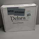 Delara Twin Size Organic Wool Comforters Duvet Insert - Ultra-Soft GOTS Certified 100% Organic Cotton Shell All Season Merino Wool Comforters Hotel Collection Comforter, 200 GSM All Season Warmth (Twin(68"X86"), White 200 Gsm Summer Spring)