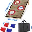 Portable Cornhole Board Set with Bean Bags,Choose 3 * 2 ft or 2 * 1 ft Cornhole Boards for Adults Kids Cornhole Games for Indoor and Outdoor Party Camping Equipment