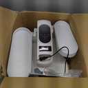 DamKee Under Desk Elliptical Exercise Machine, Electric Ellipse Leg Exerciser as Seen on TV, 15 Speeds Foot Exerciser While Sitting for Seniors, Portable Seated Pedal Exerciser for Home Office