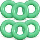 8 Pcs Inflatable Pool Floats 24 Inches Swim Tube Bulk Swimming Ring Pool Floaties for Beach Party Decorations Women and Men River Lake Summer Vacation Holiday (Turquoise)