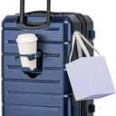 KYME Carry On Luggage With Wheels,Small Suitcase with TSA Lock,20" Navy, Carry-On 20-Inch（non-expandable）