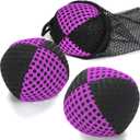 Juggling Balls for Beginners and Professionals Set of Juggling Bean Bags Durable Juggle Ball KitBlack - Purple