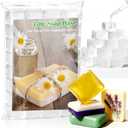 Clear Organic Glycerin Soap-Base - 14.8oz Natural Pre-Cut Handmade Soap Base Glicerina para Hacer Jabones Melt-and-Pour DIY Moisturizing Vegetable Oils for Customized,Crafting Making Supplies