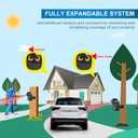 Driveway Alarm- 1/2 Mile Long Range Wireless Driveway Alarm Weather Resistant Motion Sensor&Detector-DIY Security Alert System-Monitor&Protect Outdoor/Indoor Property - 1 Receiver and 1 Sensor