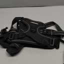 rabbitgoo Dog Harness No Pull with 2 Leash Clips, Adjustable Soft Padded, Reflective Oxford No Choke Pet Vest with Easy Control Handle for Large Dogs, Black, L