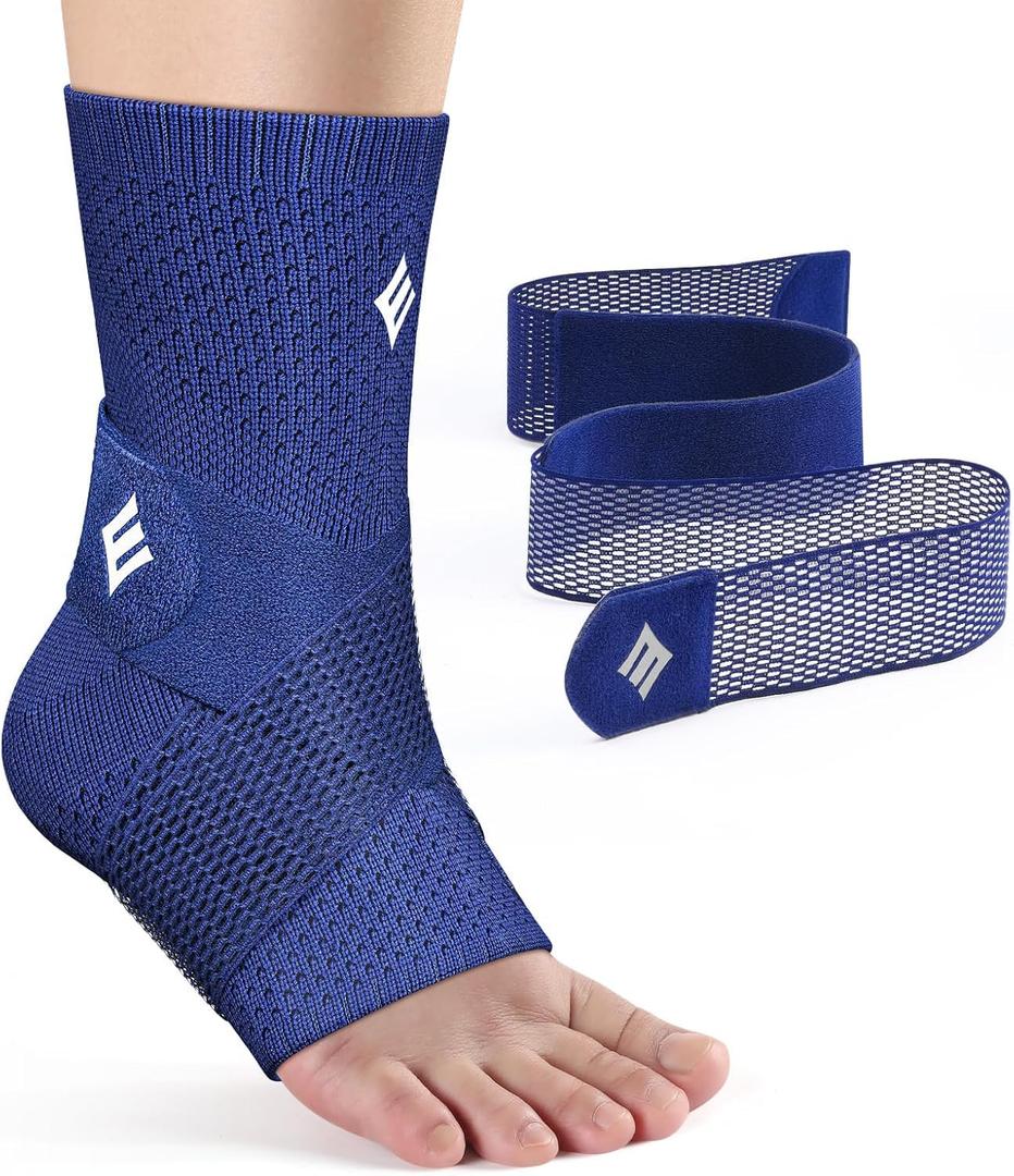 NEENCA Ankle Brace for Women & Men, Ankle Support with Compression Wrap, Compression Sleeve for Sprained Ankle, Swelling & Heel Spur Pain, Achilles Tendonitis Pain Relief, X-Large