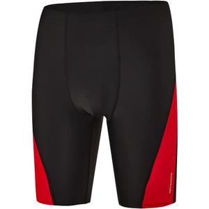 DEVOROPA Boys Swim Jammers Youth Competitive Swim Team Trunks Racing Swimsuit Athletic Swimming Shorts Slim/Standard/Husky (Medium, Black/Red)