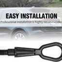 Hoypeyfiy 72157070643 Towing Eye Hinge Hook Replacement Fit for BMW 1 3 5 7 X5 X3 Series E60 E61 E65 E70 E87 E90 E91, Replaces 72158266616