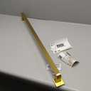 JQK Gold Towel Bar, Rounded Edges 32.36 Inch Towel Rack, 304 Stainless Steel Bathroom Wall Mount, Useable Length 30 Inch, TB250L30-BG