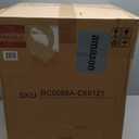 Kante 21.7" H Burnished Black Tall Planter, Large Outdoor Indoor Decorative Pot with Drainage Hole and Rubber Plug, Modern Round Taper Style for Home and Patio