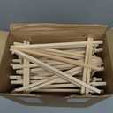 BBTO 30 Pack 12 x 6 Inch Tall Wood Easels for Painting Wooden Easels Bulk Small Art Craft Painting Easel Stand Tabletop Display Triangle Easel Art Craft Tripod for Artist Adults Student Birthday Party