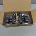 Kwikset Arroyo Knob Entry Door Knob with Lock and Key, Secure Keyed Handle Exterior, Front Entrance and Bedroom, Matte Black, Pick Resistant SmartKey Rekey Security and Microban