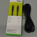 Belkin CAT6 Snagless Ethernet RJ45 M/M Patch Cable for Connecting to LANs or Internet for Use with 100-1000BASE-T Networks, 2m Length, Black (A3L980BT02MBLKS)
