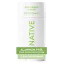 Native Deodorant Contains Naturally Derived Ingredients, 72 Hour Odor Control, Deodorant for Women and Men, Aluminum Free, Cucumber & Mint 2.65oz