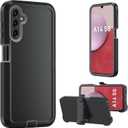 for Samsung Galaxy A14 5G case,A14 5G Heavy Duty case,[Military Grade Protective ][Shockproof] [Dropproof] [Dust-Proof], ONLY Fit Galaxy A14 5G Phone(Black/Gray)