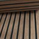 6Pack Large Acoustic Panels, Self-Adhesive Soundproof Wall Panels, Sound Proof Foam Panels for Walls, Decorative Acoustic Wall Art for Recording Studio, Home, 24240.4", Traditional Walnut Color