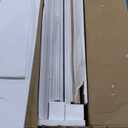 Tribesigns Shoe Cabinet with Doors, 7-Tier Shoe Storage Cabinet with Adjustable Shelves, Wooden Shoes Rack Shoe Storage Organizer for Entryway, Hallway, Closet, Living Room, Wood and Gold