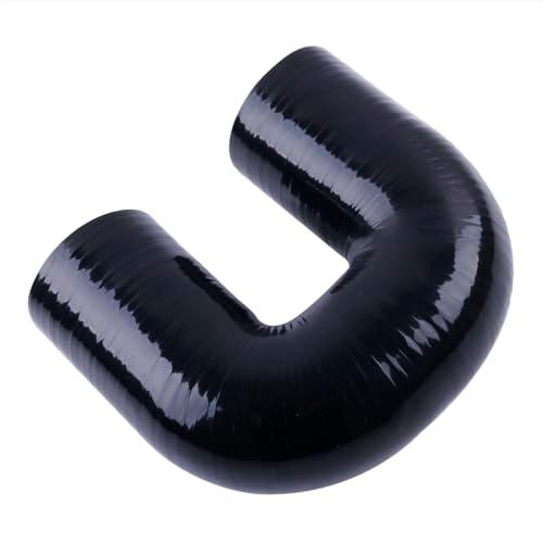 JOIUYOLJ 180 Degree Coupler U Bend Shape Elbow Silicone Hose Pipe ID 4"(102mm) Thicknesses 4-ply(5.4mm) Reinforced for engine turbo Air intake boots coupling intercooler throttle body Industrial tube