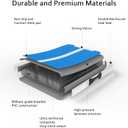 AWSUM 10ft × 6.6ft x 4inches Air Gymnastics Training Mat Tumbling Mat with Electric Air Pump for Gym/ Water/ Yoga