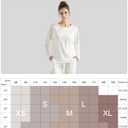 SUUKSESS Women Ribbed Lounge Sets Long Sleeve Pajama Two Piece Sets with Pockets (Red, XL)