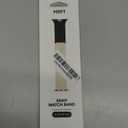 MOFT Snap Duo Watch Bands Compatible with Apple Watch, Quick Magnetic Wear, Duo-Color Design & Soft Silicone, iWatch Bands for Ultra 3/2/1, Series 11/10/9/8/7/SE/6/5/4/3/2/1, 38/40/41/42/44/45/46/49mm (Vast Black x Stardust)