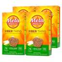 Metamucil Apple Crisp Flavored Fiber Thins Dietary Fiber Supplement with Psyllium Husk, 9.3 Ounce, Pack of 4 (EXP 11/07/26)