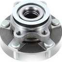 DNA MOTORING OEM-WHA-0066 Front Wheel Bearing Hub Assembly Compatible with 15-18 City Express / 13-17 Leaf / 13-20 NV200 / 08-13 Rogue / 13-21 Sentra
