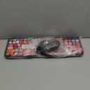 Wireless Keyboard and Mouse Combo, Retro Typewriter Keyboard with Round Keycaps, 2.4GHz USB Cute Wireless Keyboard Mouse for Computer, Desktop, Laptop and Computer (Black-Colorful)