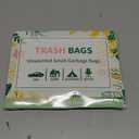 LainNeala Small Trash Bags 4 Gallon, 100 Count Small Garbage Bag Bathroom White Mini Trash Bag Trash Can Liners Unscented Small Garbage Bags for Bathroom Can
