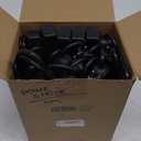 Hoteam 10 Pcs Power Strip Bulk 6 Outlet Surge Protector Power Cord Electrical Extension Cord with Switch Low Profile Plug Flat for Home Office (4 ft, Black)