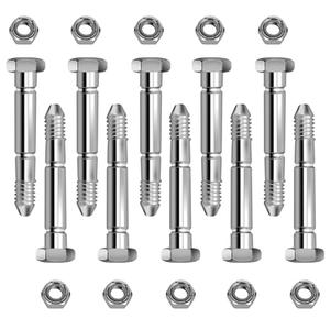10 Pack Snowblower Shear Bolts 51001500 | 2-1/8" X 5/16" Shear Pin Bolt Kit Compatible with Arie-ns 2 Stage Snow Thrower Auger Replacement for 510015, 51001500, AM122156, AM1369890, 3285-11 (10)