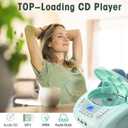 Portable CD Player Boombox with Bluetooth,FM Radio,USB MP3 Playback,CD Players for Home or Outdoor