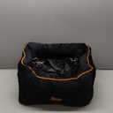 Dog Car Seat - Memory Foam Dog Booster Seats for Small Dogs Up to 25lbs-Elevated Pet Car Seat with Storage Pockets and Dogs Seat Belt-Pet Travel Bed for Front & Back Seats-Removable Washable-Black