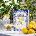 Crystal Limoncello Cordial Glasses | Set of 4 | Tall 3.3 oz Long Stemmed Spirit Glassware for Sipping Aromatic Liquor, After Dinner Drink, Aperitif, Digestive | Elegant Tulip Shaped Stemware