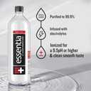 Essentia Bottled Water, 1 Liter, Pack of 6 Bottles; 99.9% Pure, Infused with Electrolytes for a Smooth Taste, pH 9.5 or Higher; Ionized Alkaline Water (EXP 05/15/28)